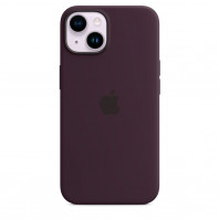 Чехол LUX Silicone Case для iPhone 14 Elderberry with MagSafe